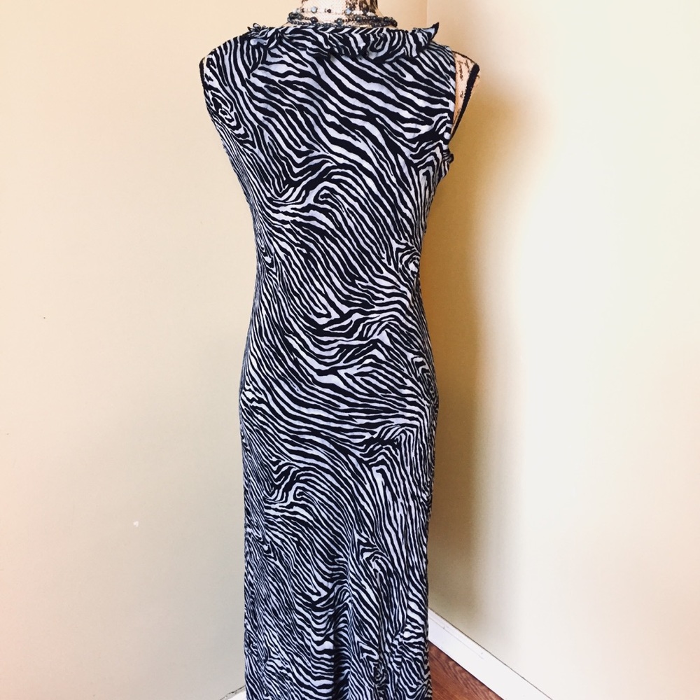 Karen Kane Animal Print Maxi Dress - Picture 3 of 8